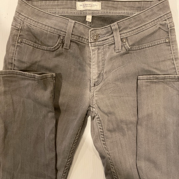 Habitual Denim - Habitual Women's Straight Leg Gray Jeans